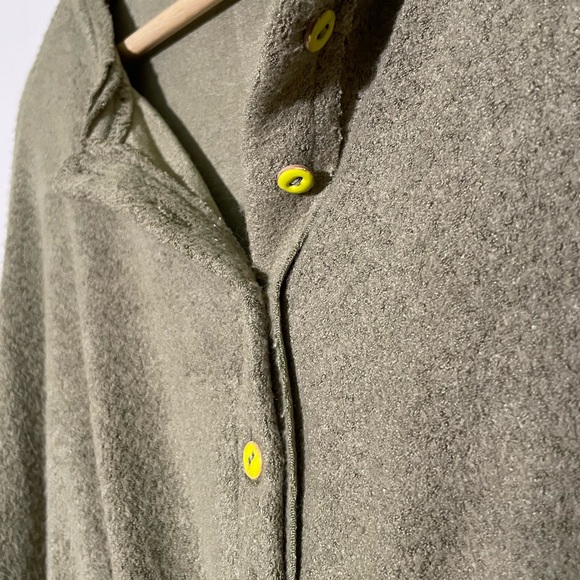 Free People Emma's Henley Tie Front Boho Crop Top Sz S NWT - Picture 8 of 8